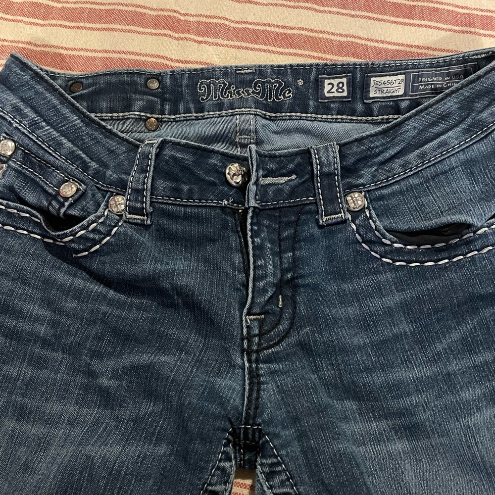 Miss Me Women's Dark Blue Boot Cut Jeans